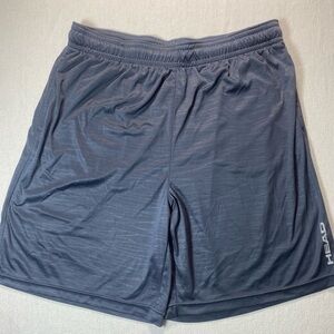 HEAD Men's Dark Gray Athletic Shorts. See description.
